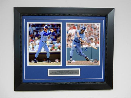 12x18 Autographed Frame - George Brett Kansas City Royals