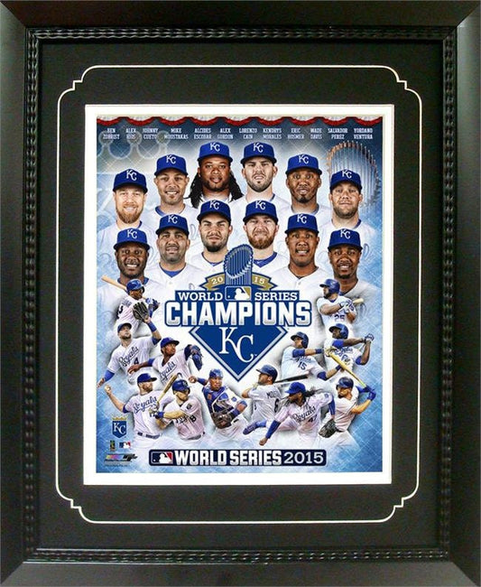 11x14 Deluxe Frame - Kansas City Royals 2015 World Champions