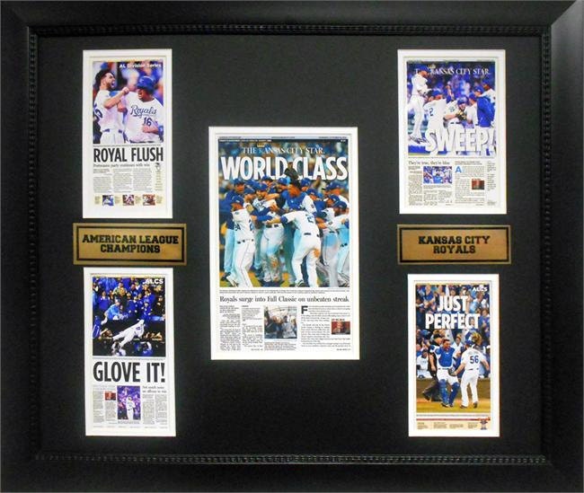 20x24 Photo Frame - Kansas City Royals Champions