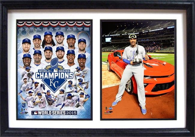 12x18 Double Frame - Kansas City Royals 2015 World Champions