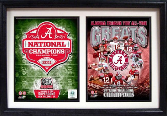 12x18 Double Frame - Alabama Champions