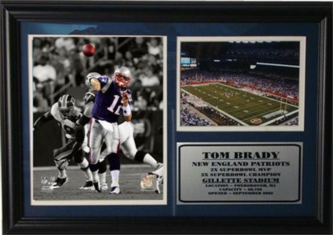 12x18 Photo Stat Frame - Tom Brady New England Patriots