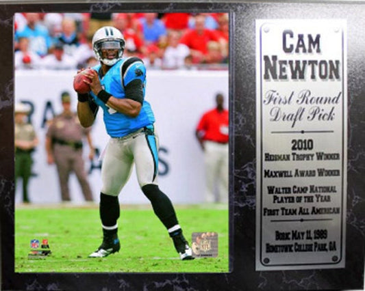 12X15 Stat Plaque - Cam Newton Carolina Panthers