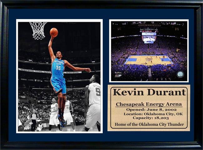 12x18 Photo Stat Frame - Kevin Durant Oklahoma City Thunder