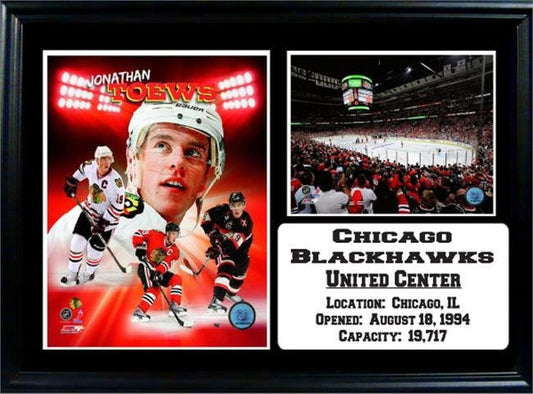 12x18 Photo Stat Frame - Jonathan Toews Chicago Blackhawks