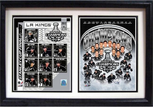 12x18 Double Frame - Los Angeles Kings Champions