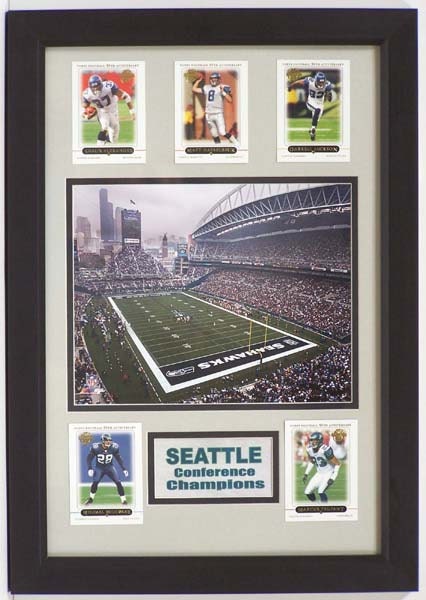 12x18 5 Card Frame - Seattle Seahawks