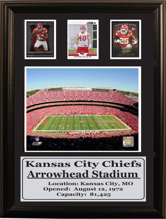 12X18 Three Card Frame - Kansas City Chiefs