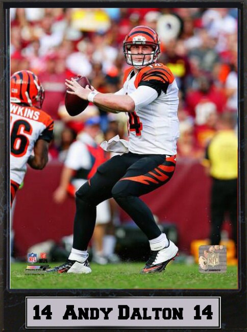 9x12 Plaque - Andy Dalton Cincinnati Bengals
