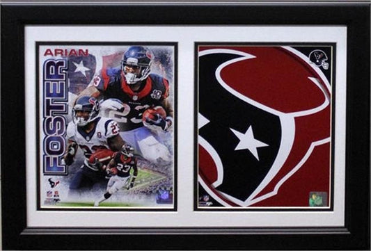 12x18 Double Frame - Arian Foster Houston Texans