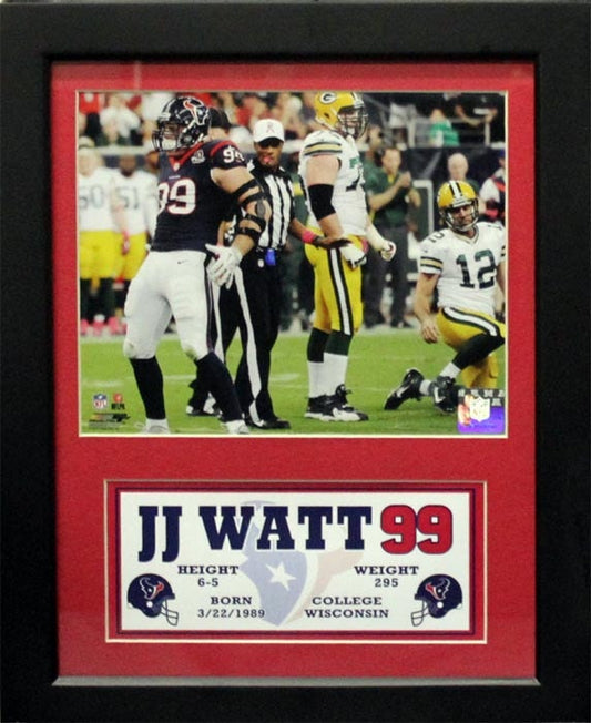 11x14 Deluxe Frame - JJ Watt Houston Texans