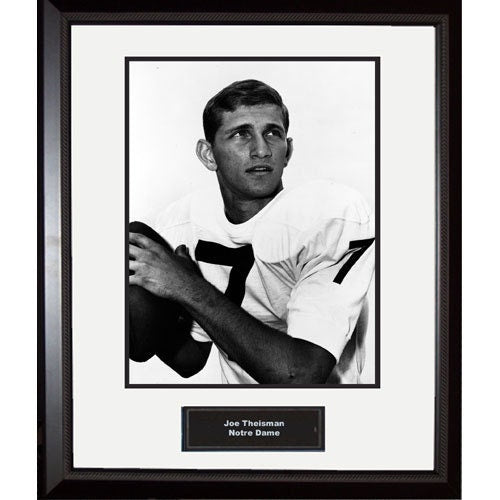 Joe Theisman Notre Dame Freshman Portrait Framed 16x20 Photo