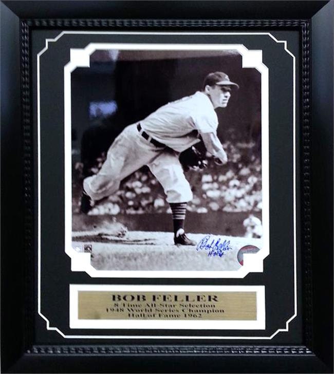 Bob Feller Cleveland Indians - 11X14 Autographed Frame